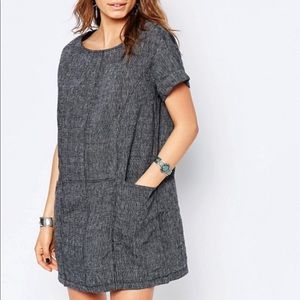 Free People Gray Shift Dress